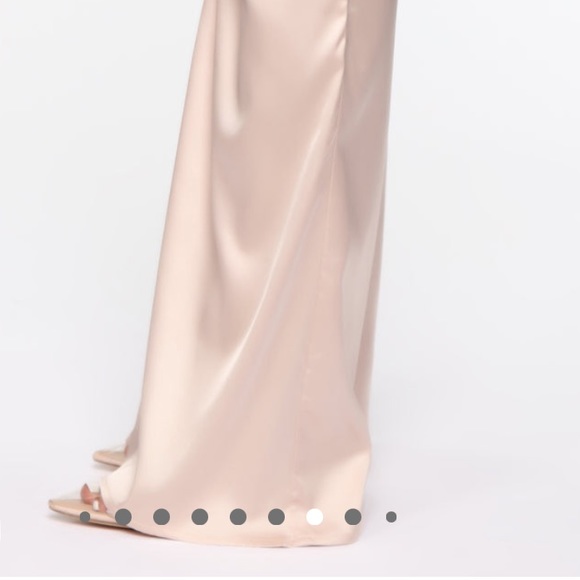 Nude satin suit set NWT - Picture 10 of 10